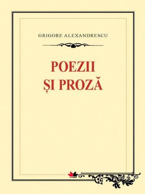 cover image of Poezii și proză